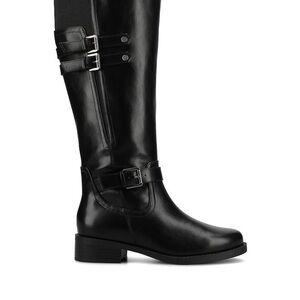 Journee Collection Black Over the Knee Boots